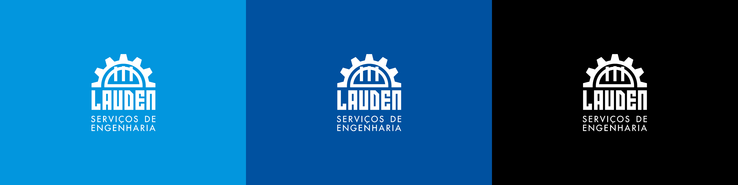 Lauden Logotipo versões aplicação